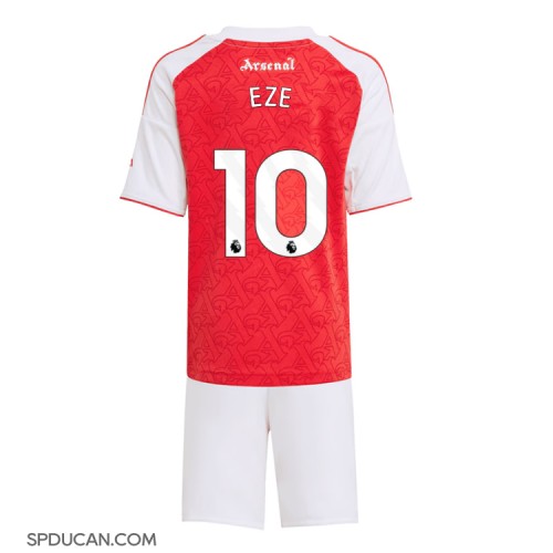 Dječji Nogometni Dres Arsenal Eberechi Eze #10 Domaci 2025-26 Kratak Rukav (+ Kratke hlače)